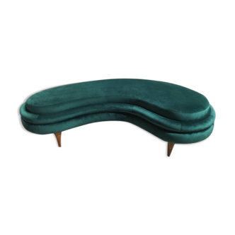 Banquette en velours design italien