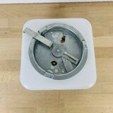 Vintage square opaline wall light