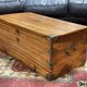 1930s English oak dressing table with beveled oval mirror