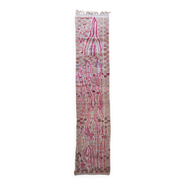 Pink Hallway Rug - 391 x 83 cm