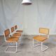 Set of 4 Habitat cesca dining chairs by Marcel Breuer, 80