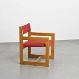 Armchair and side table by André Sornay, circa 1965