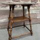 Side table jugendstil Art Nouveau wooden pedestal table 1910