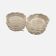Set of 10 small crystal bowls from Val Saint Lambert.
