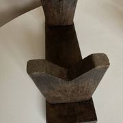 Banc de campagne étagère art populaire début 20e