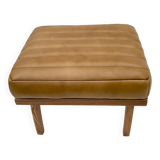 Leather Relaxing Stool/Footstool/ Tray/Side Table
