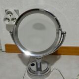 Table with lighting 23x23cm magnifying mirror