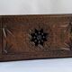 Carved wooden box - 20th