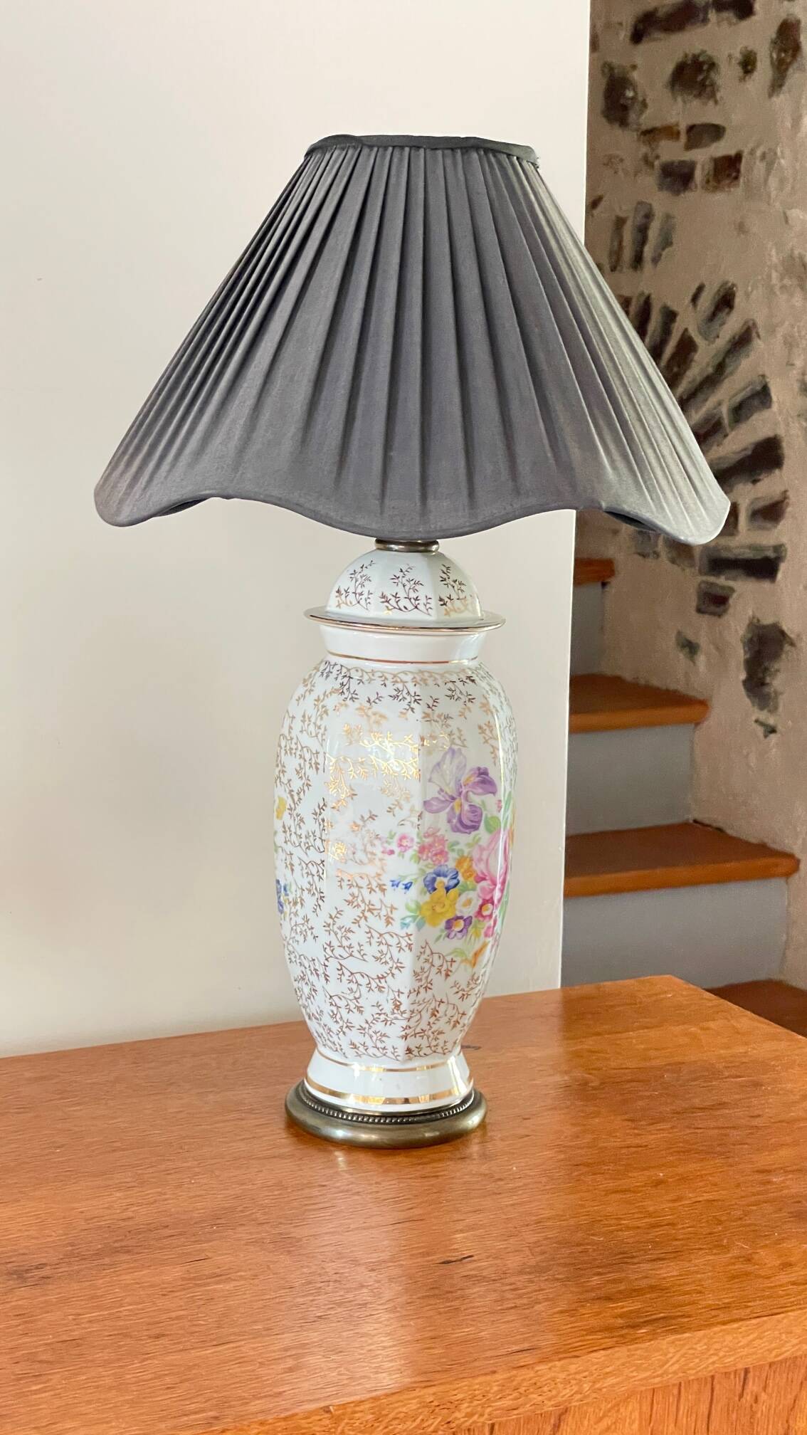 LAMP Porcelain from LIMOGES France
