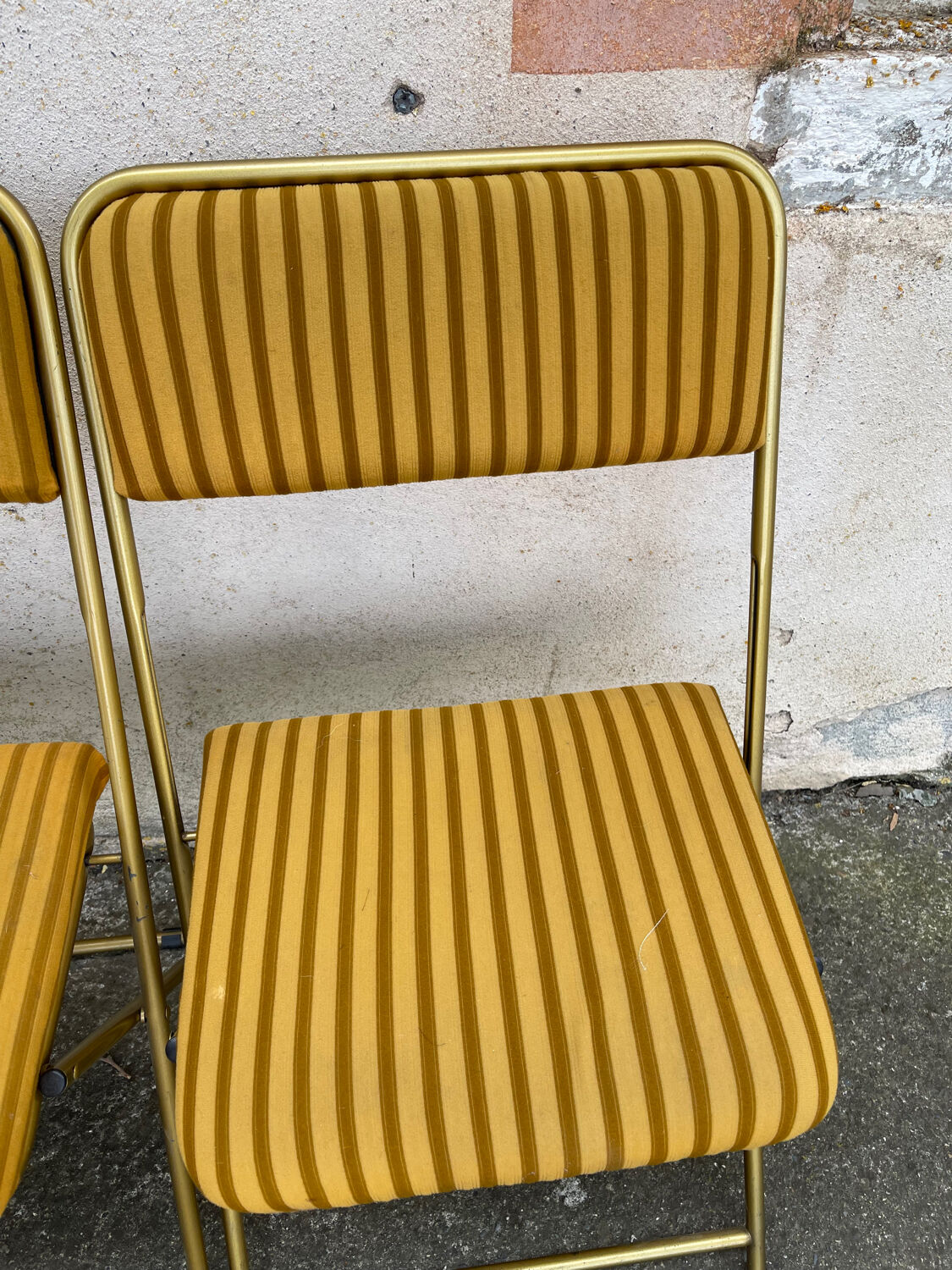 Chaises pliantes lafuma vintage