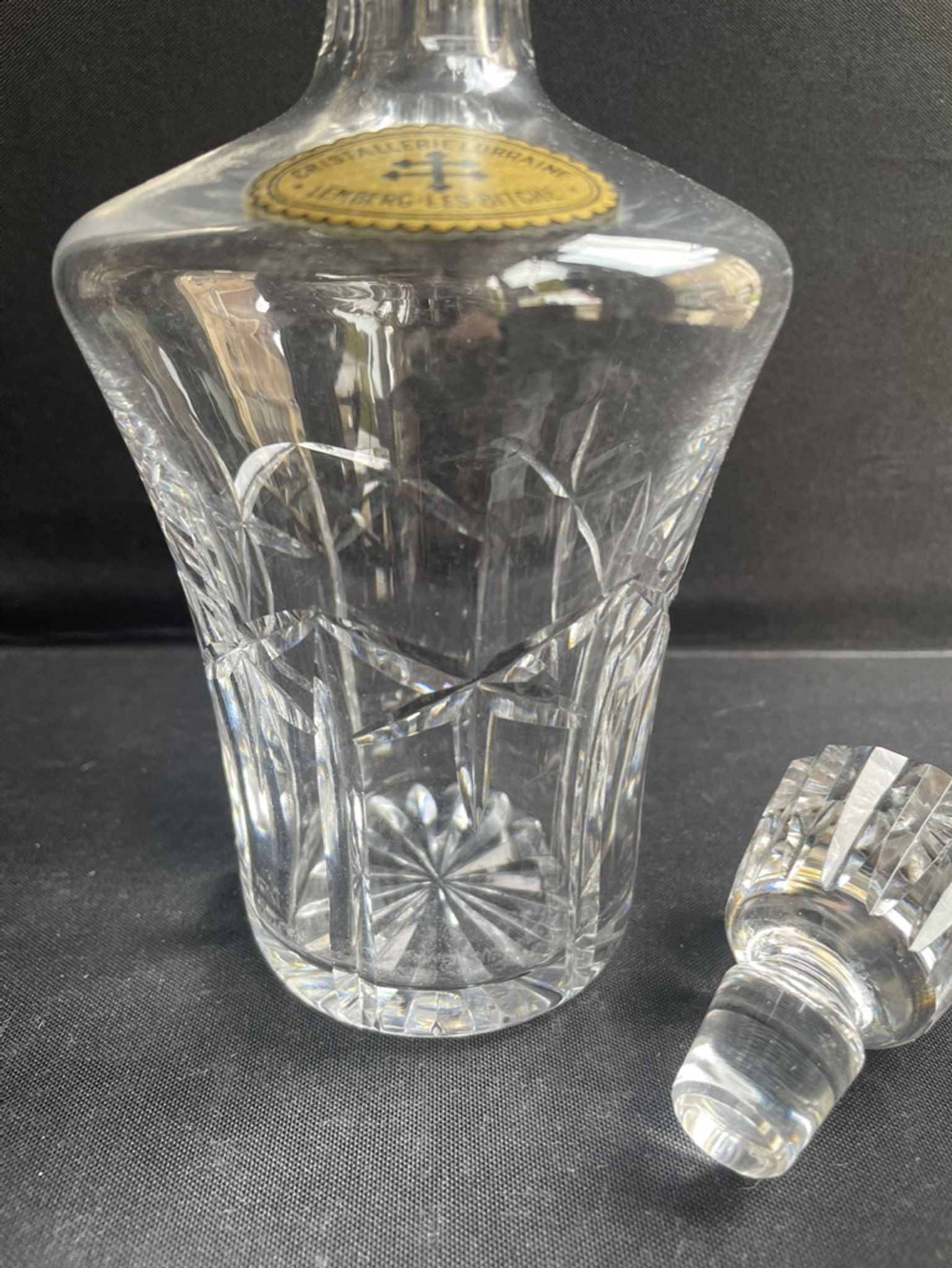 Carafe à liqueur – Cristallerie de Lorraine