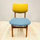 Four middle century chairs