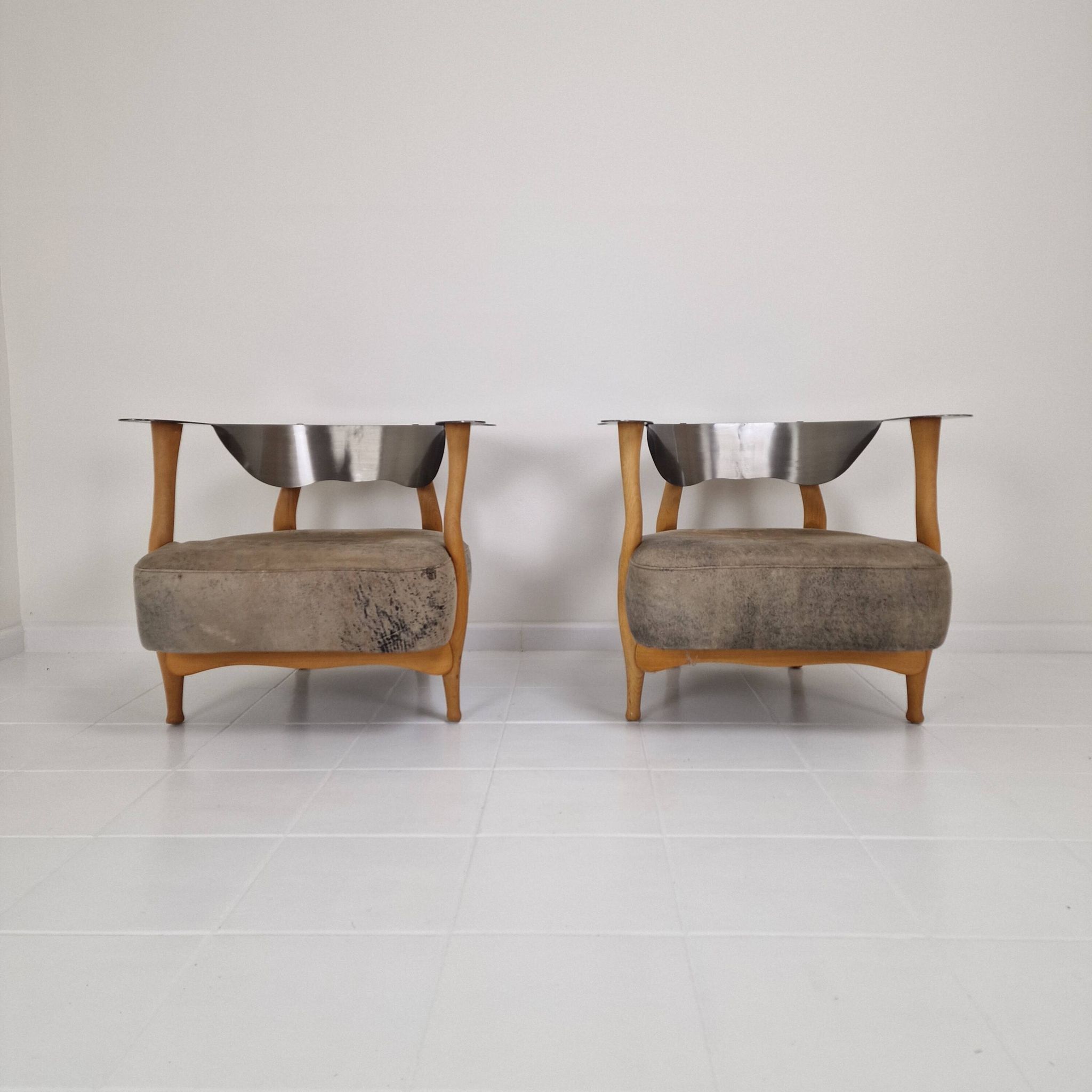 Set of 2 'Fantasy Island' Lounge Chairs by Kurt Bayer, 1980's