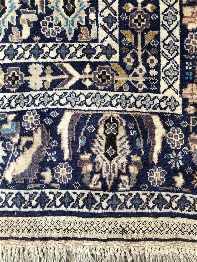 Tapis ancien Belutch Afghan fait main en laine 200x300 cm