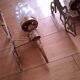 3 gold metal torchere wall lights
