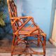 Bamboo armchair & canning 1900s