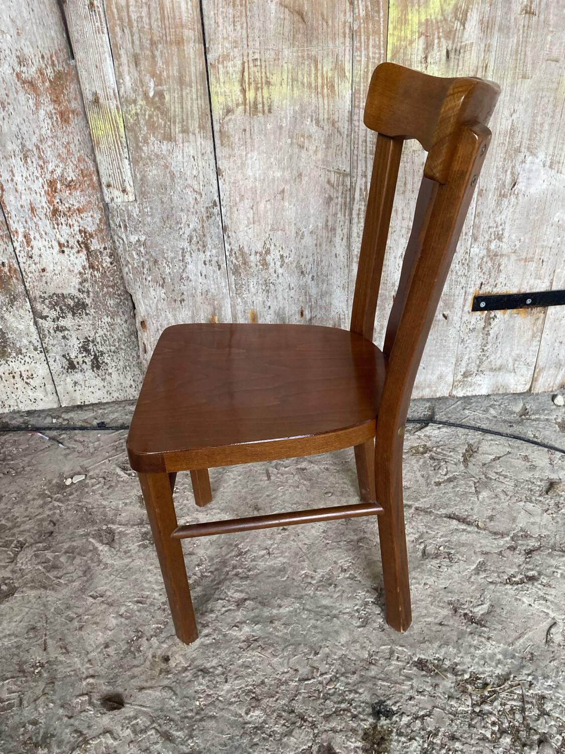 Vintage Children's Chair in Old BAUMANN Bistro Style #D651