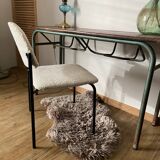 White buckle chair