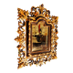 Baroque wall mirror Italy 19th century