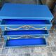 Commode Louis XVI Relookée Bleu Roi et Dorures