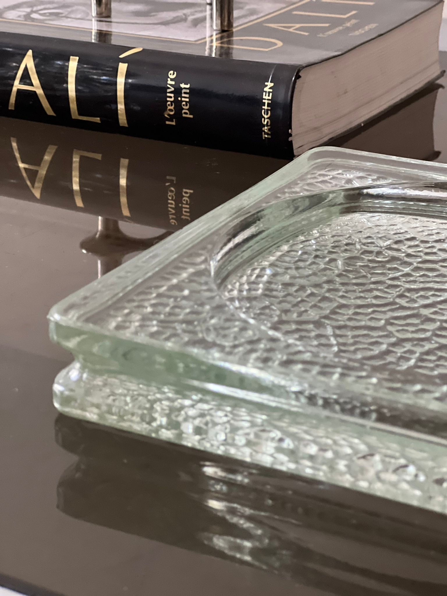 ashtray in tempered glass Nevada, 1950
