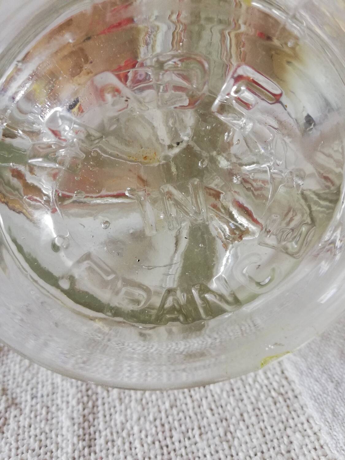 Vintage carafe with 4 compartments for liqueurs