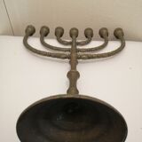 Hebreu worship candlestick menorah hanukkia 7 branches