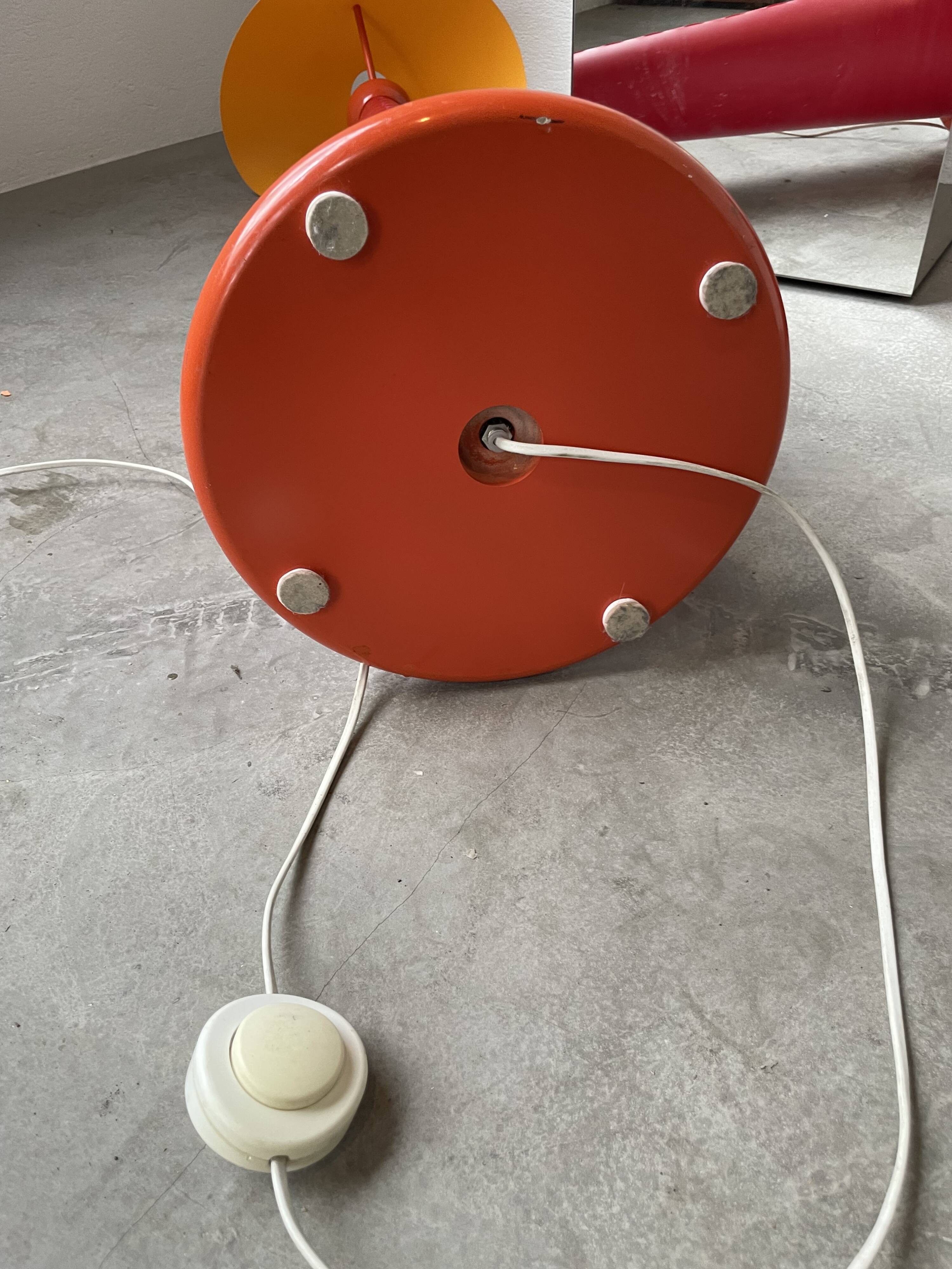 Red pop lamp from the 80s.