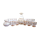 Frosted glass liquor service 1950