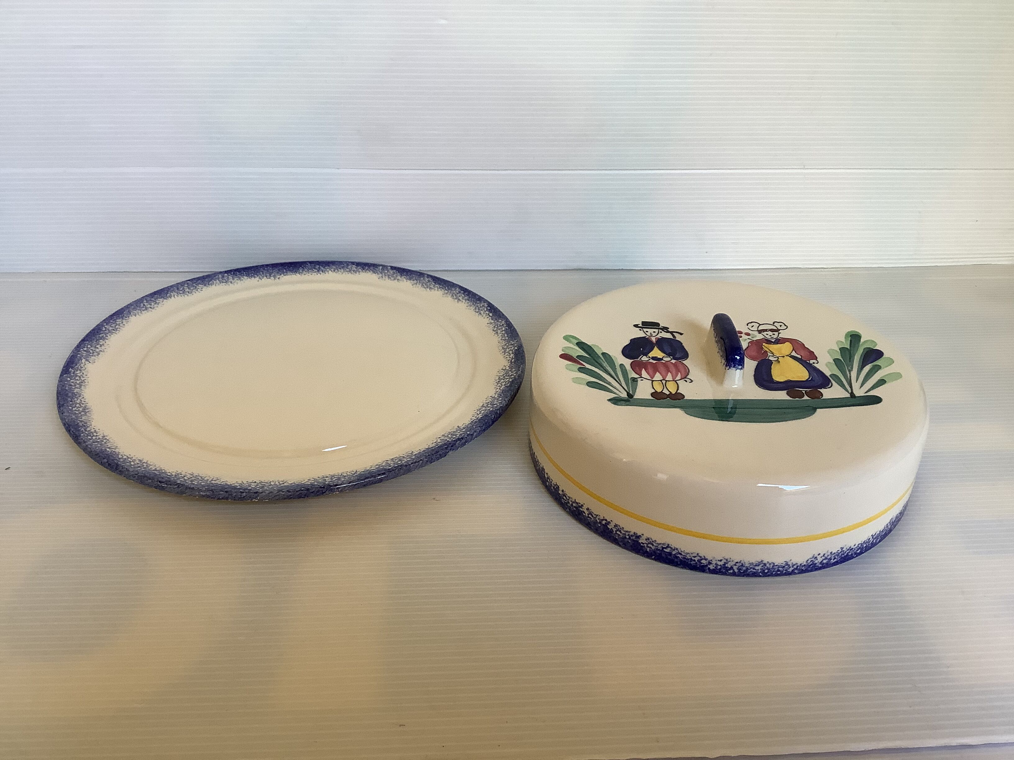 Breton earthenware cheese bell