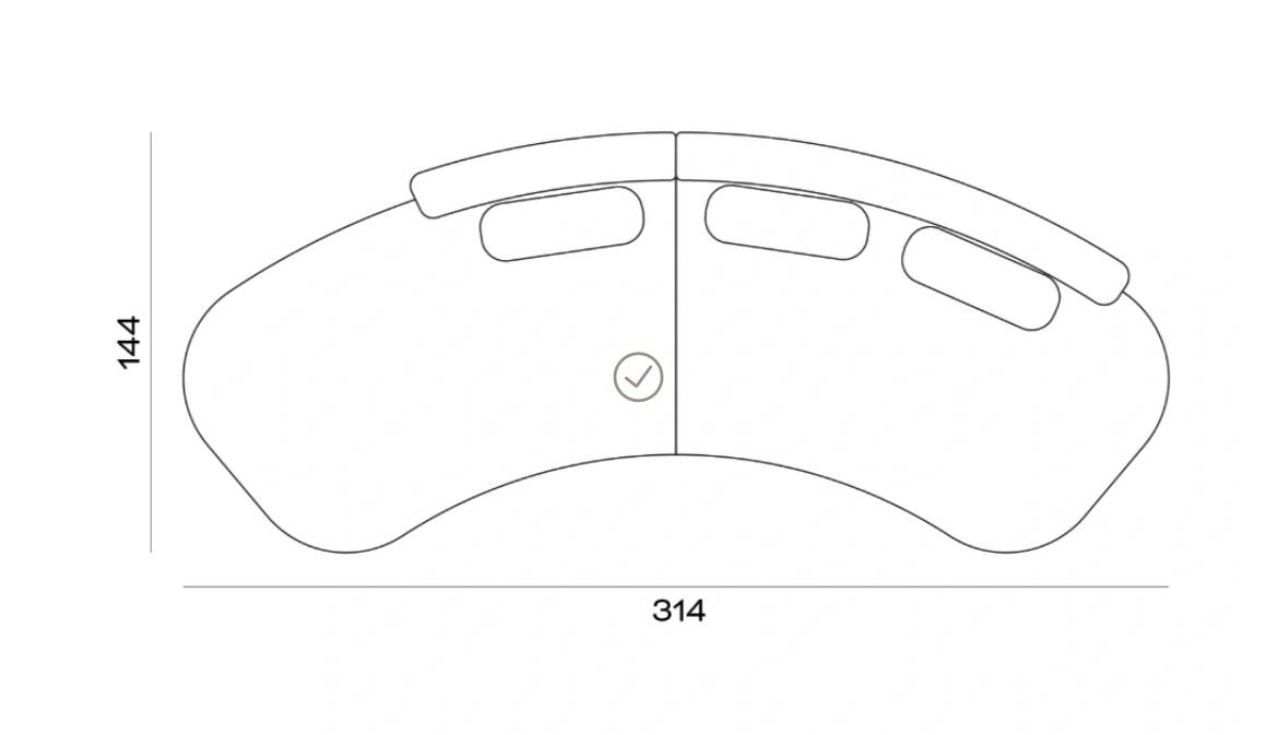 Canapé Moncey by Panac Éditions