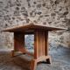 French Art Deco dining table in oak, 1930–1950
