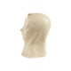 Vintage white bust bust young woman sculpture terre cuite 29cm