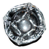 Daum crystal ashtray signed design modernist 1950-1960