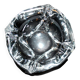Daum crystal ashtray signed design modernist 1950-1960