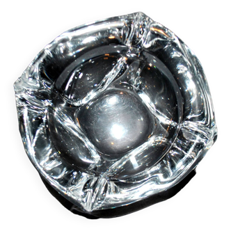 Cendrier vide-poche daum en cristal signé  design moderniste 1950-1960