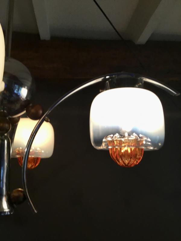 Lustre italien édité par la maison Mazzega vers 1970