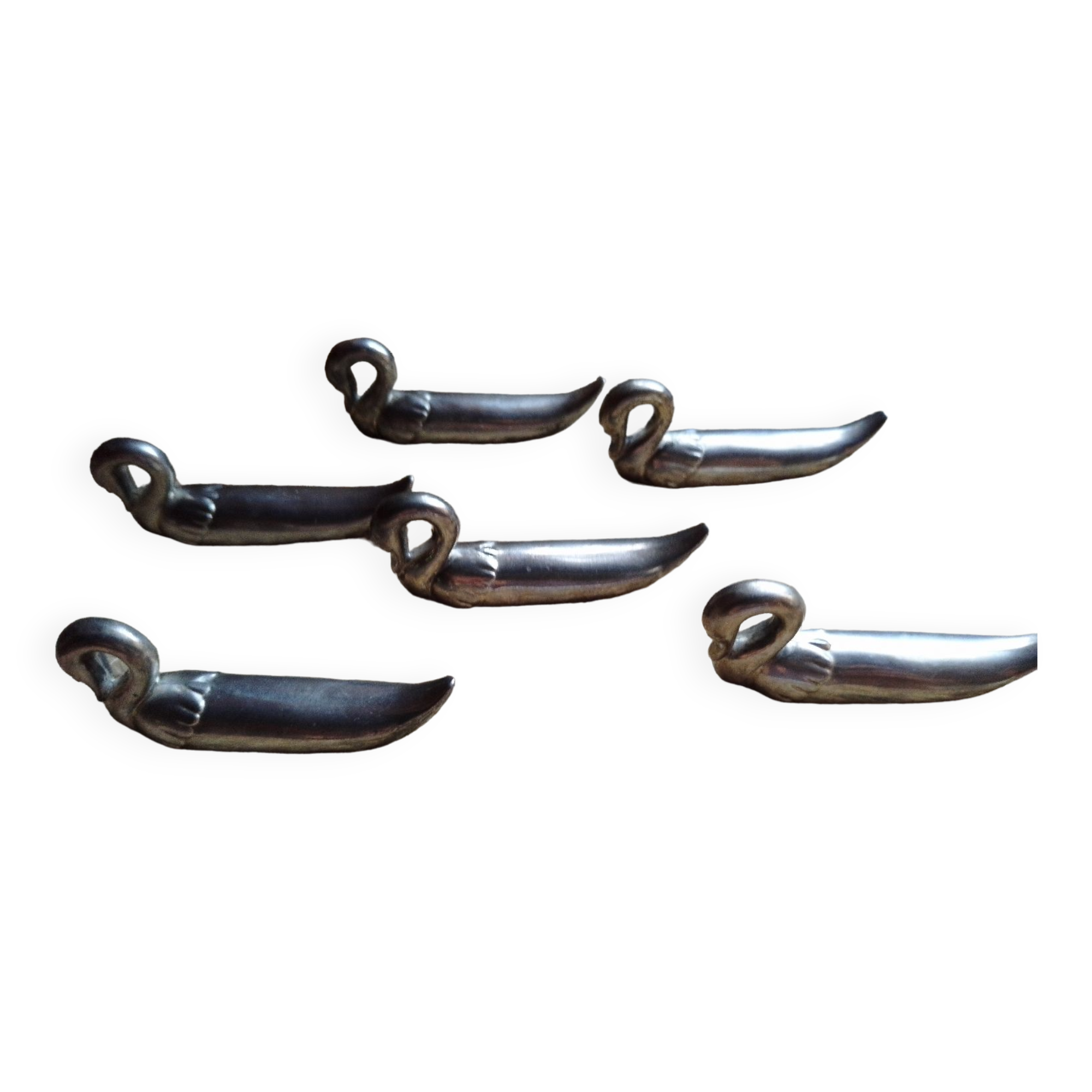 Silver knife holders