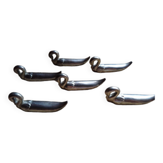 Silver knife holders