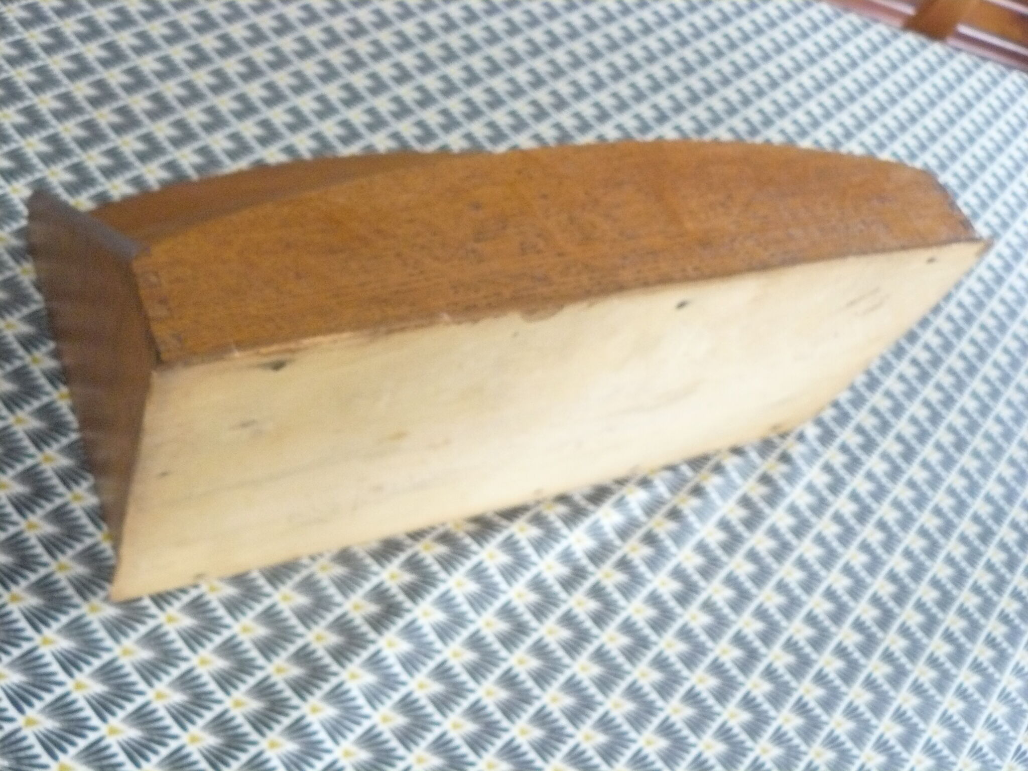 50s wooden mail holder