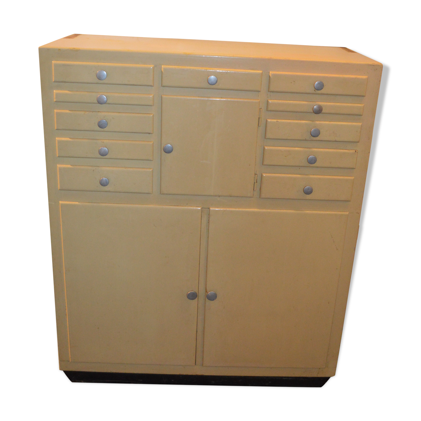 Wooden dentist cabinet