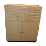 Wooden dentist cabinet