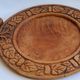 Carved wooden tray 40cm