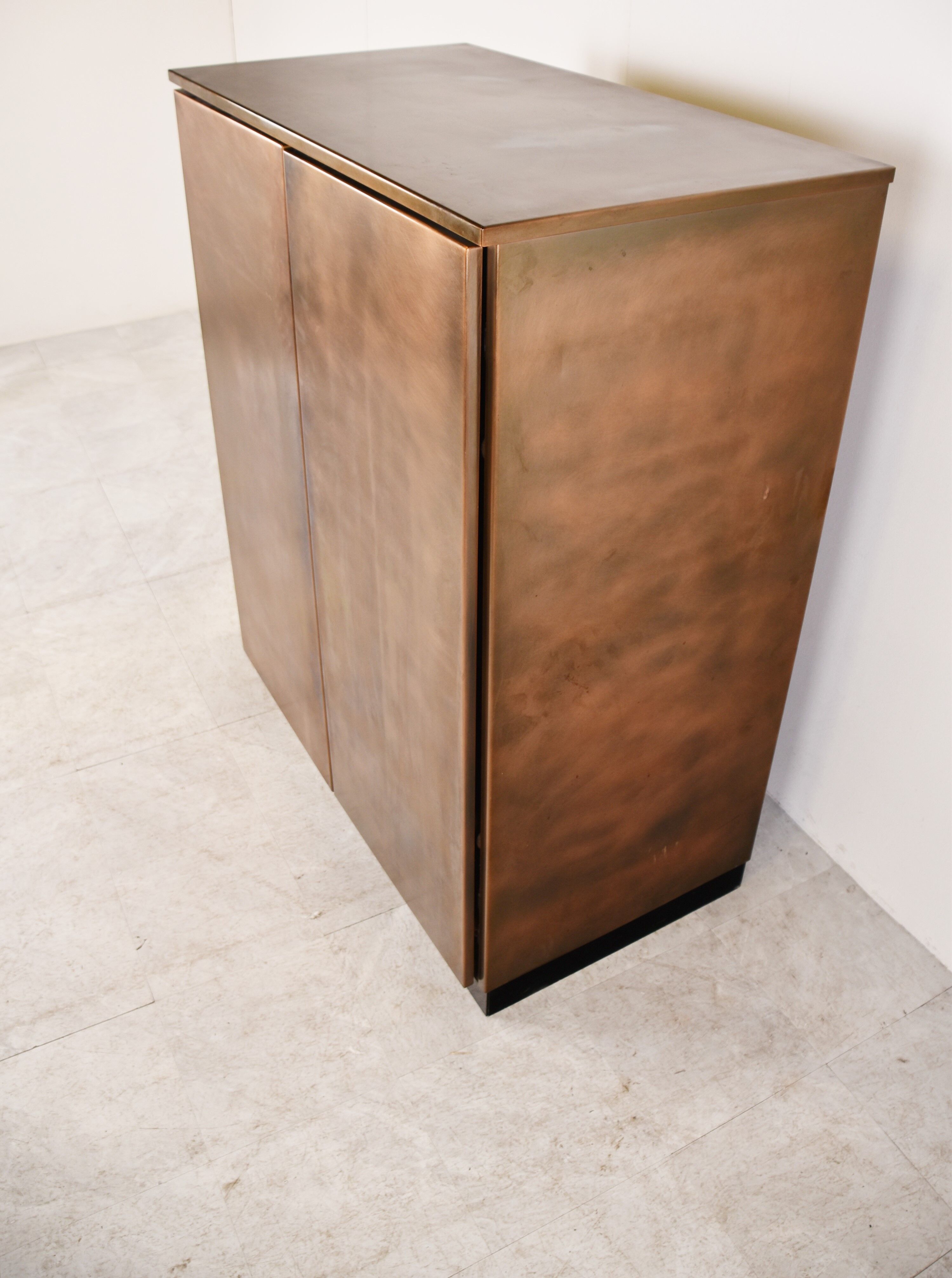 Vintage  belgochrom bar cabinet, 1980s