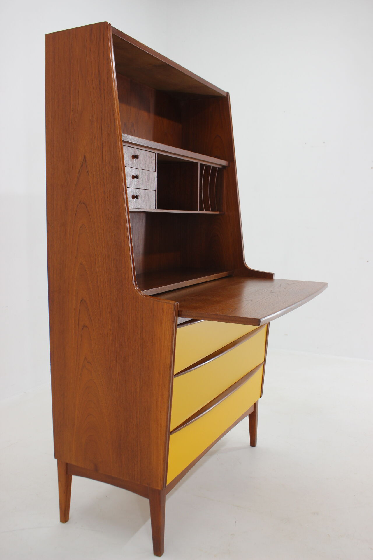 Danish teak writing cabinet 1960