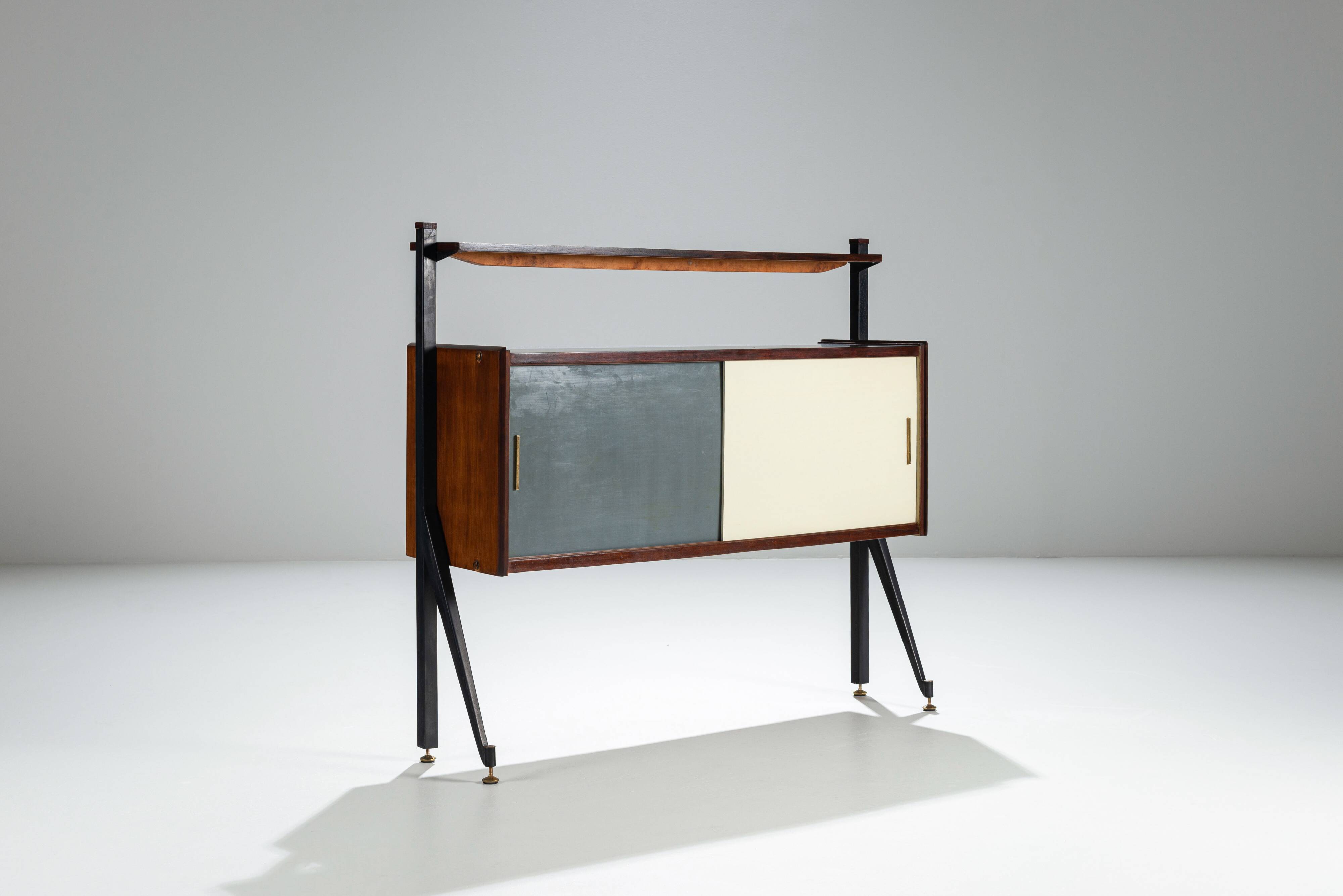 Italian sideboard with contrasting doors