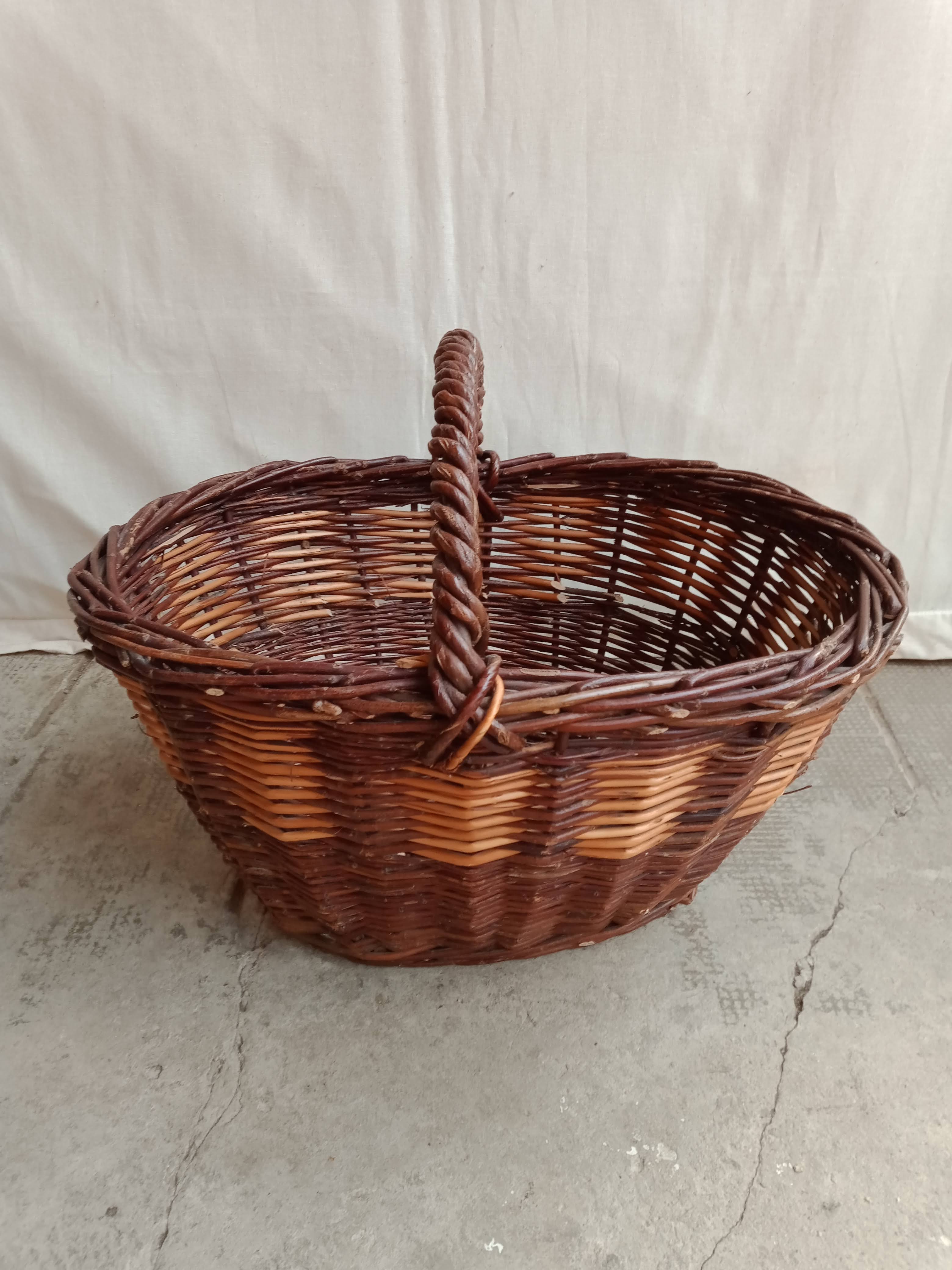 Old wicker basket