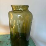 Vase ancien en verre soufflé