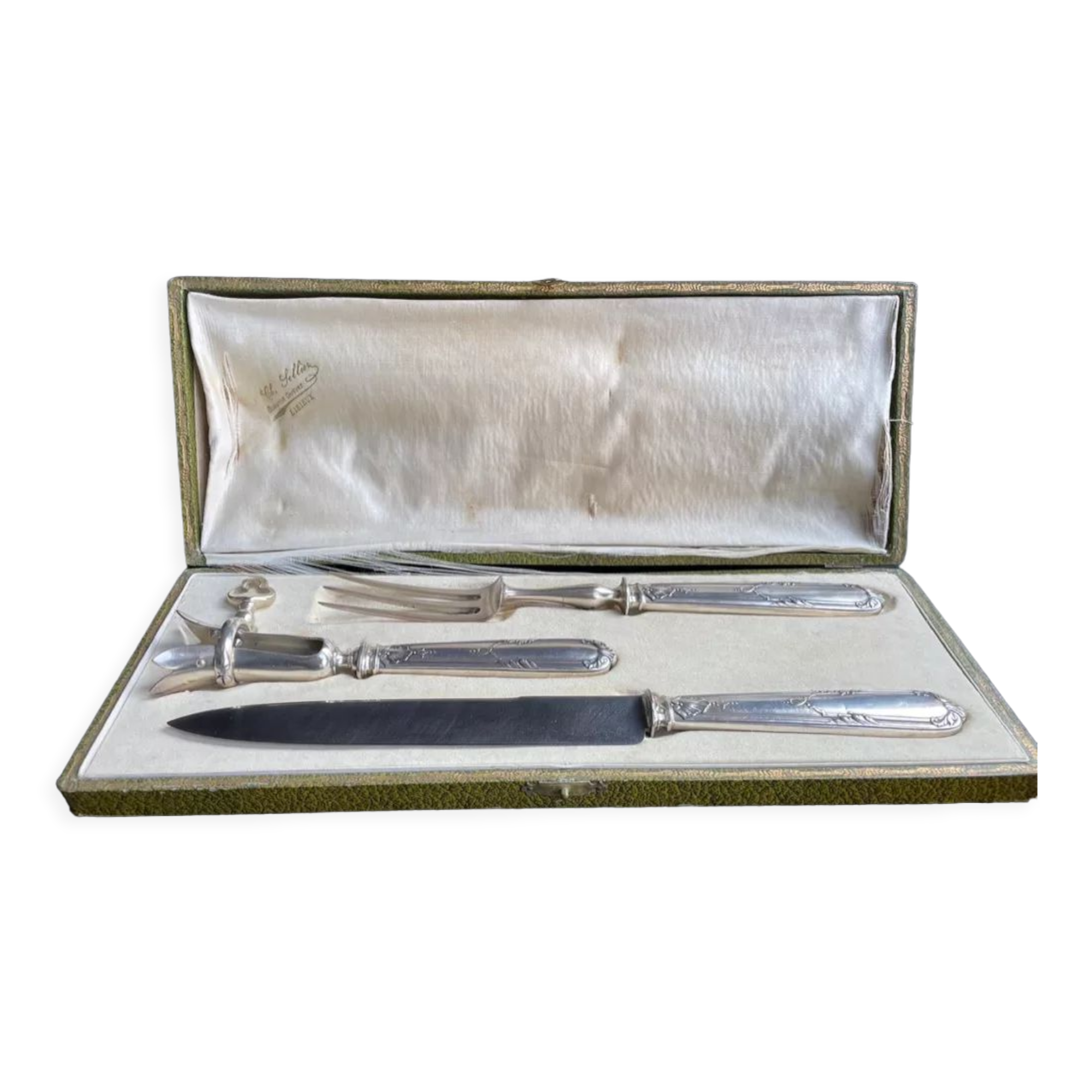 Silver cutting service Minerva Louis XV style