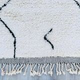 Moroccan rug, handmade Beni Ourain rug, 150/250cm